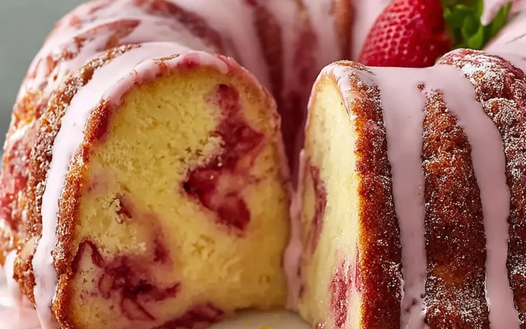 Strawberry Milkshake Pound Cake – A Quick and Delightful Treat