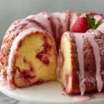 Strawberry Milkshake Pound Cake