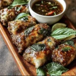 Thai Basil Beef Rolls