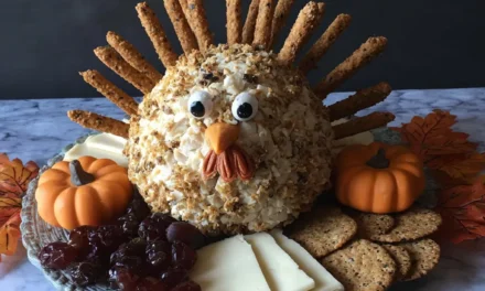 Thanksgiving Turkey Cheese Ball: A Perfect Appetizer for Your Holiday Feast