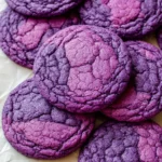 Ube Brownie Cookies