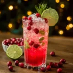 Vanilla Cranberry Crush Mocktail