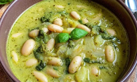 White Bean Pesto Soup: A Simple and Flavorful Delight