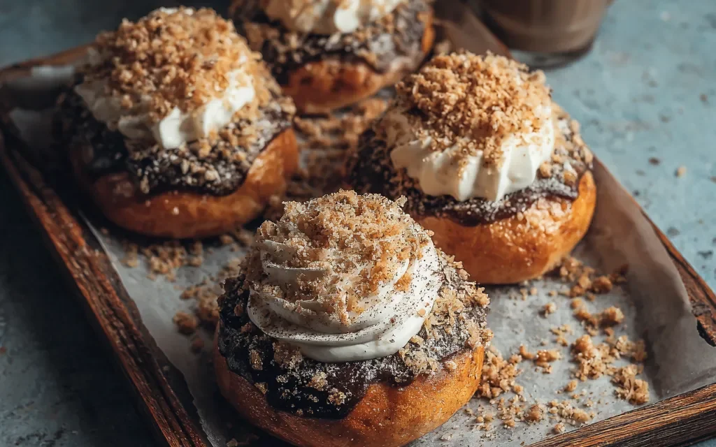 Winter Coffee Brioche Buns: A Traditional Bakery Delight