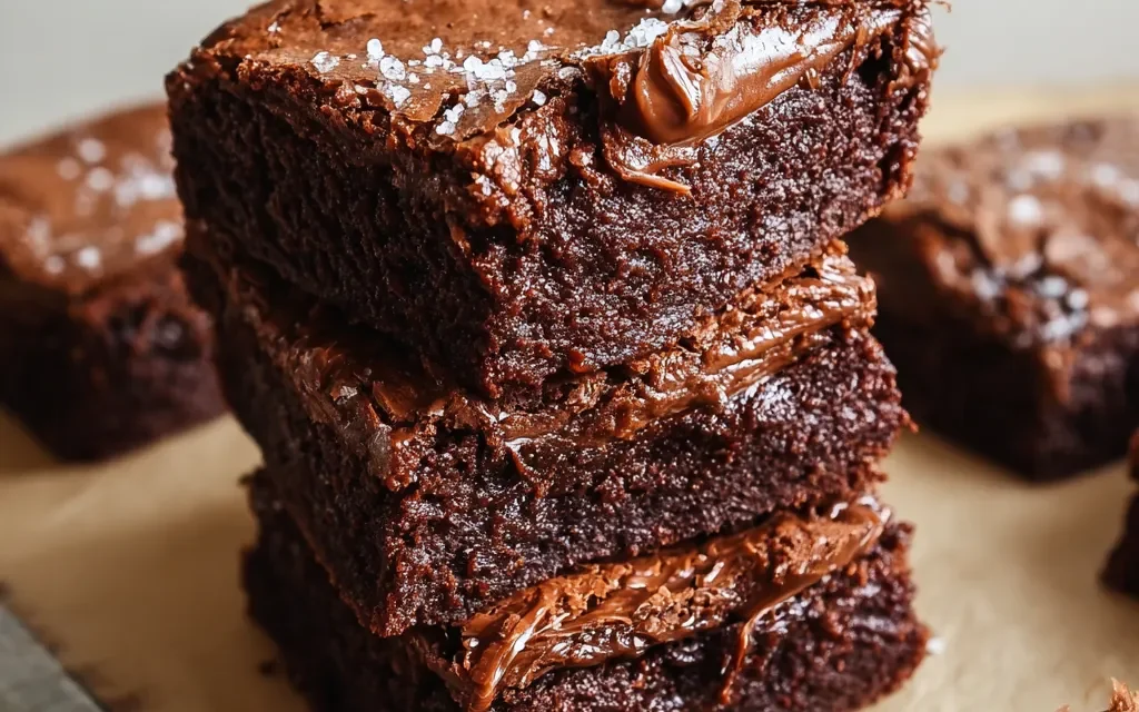 3-Ingredient Nutella Brownies – A Decadent Delight