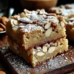 Almond Croissant Blondies