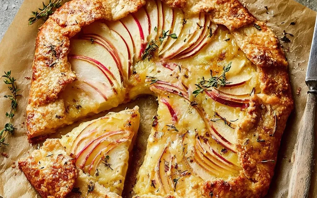 Heavenly Apple Cheddar Galette – A Delightful Twist on a Classic