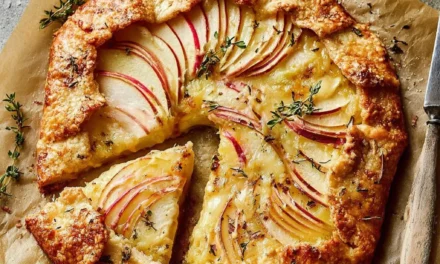 Heavenly Apple Cheddar Galette – A Delightful Twist on a Classic