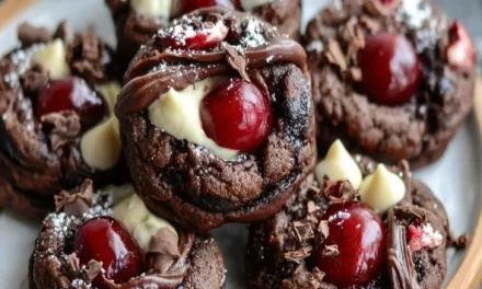 Mouthwatering Black Forest Cherry Cookies: A Quick and Indulgent Treat