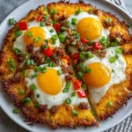 Breakfast Pizza Hash Brown Crust
