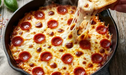 Cast Iron Skillet Pizza Dip – A Delicious 30-Minute Appetizer