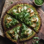 Cauliflower Crust Green Goddess Pizza