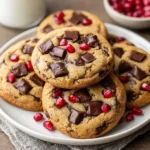 Chocolate Chip Cookies with Pomegranate Seeds