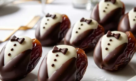 Chocolate Tuxedo Stuffed Dates: A Divine 15-Minute Treat