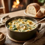 Creamy Tortellini & Spinach Soup