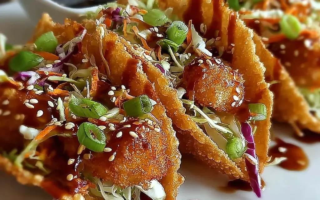 Crispy Chicken Wonton Tacos: A Delightful Fusion of Flavors