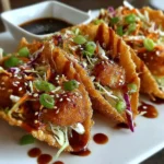 Crispy Chicken Wonton Tacos