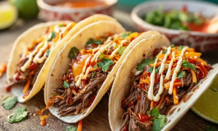Crockpot Fire Korean Beef Tacos: A Blazing 30-Minute Fiesta