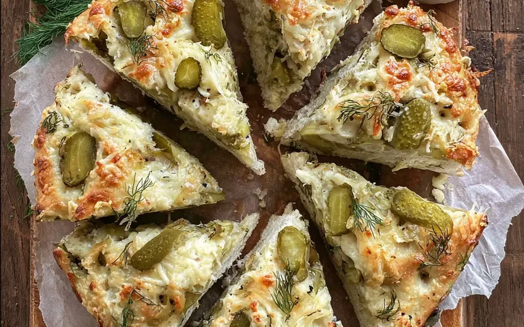 Dill Pickle Focaccia Bread – A Comforting Homemade Delight