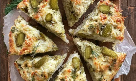 Dill Pickle Focaccia Bread – A Comforting Homemade Delight