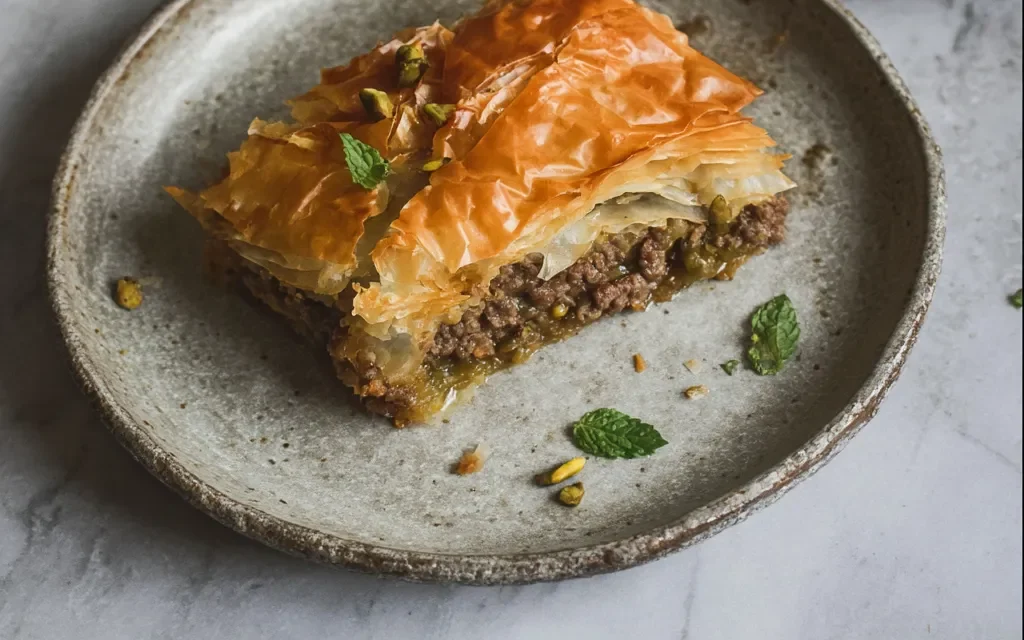 Classic Egyptian Beef Goulash (Phyllo Beef Pie)