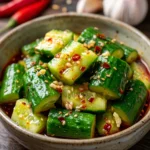 Fire Spicy Smashed Cucumber Salad