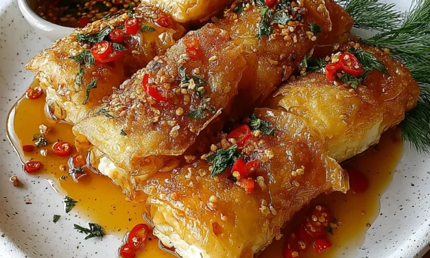 Fried Feta Rolls with Chili Honey: A Delightful Appetizer