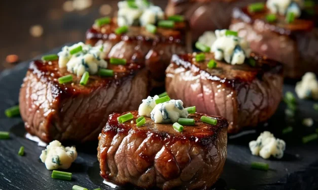 Glacier Blue Cheese Steak Bites: A Mouthwatering 10-Minute Appetizer
