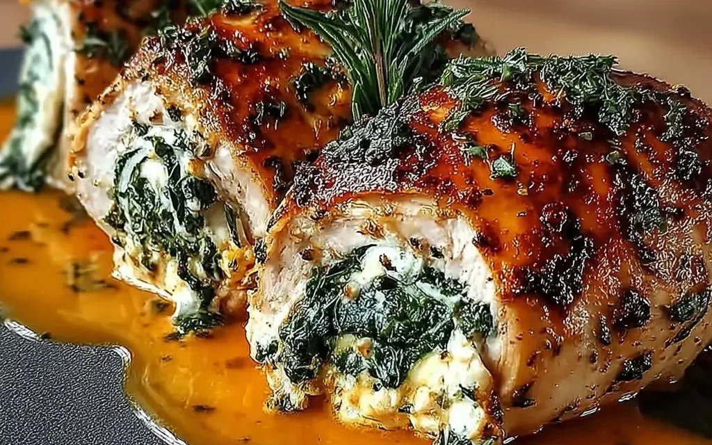Herbed Ricotta Stuffed Chicken Rolls – A Flavorful and Easy Main Dish