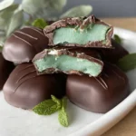 Homemade Andes Mint Chocolates