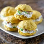 Jalapeno Cornbread Whoopie Pies with Bacon Goat Cheese