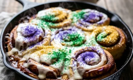 King Cake Cinnamon Rolls (Canned Dough Hack): A Heavenly Shortcut