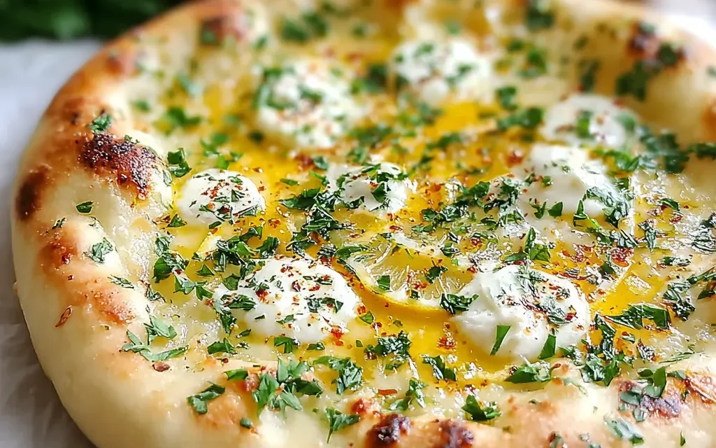 Lemon Pizza with Fresh Herbs: A Delightful 10-Minute Masterpiece