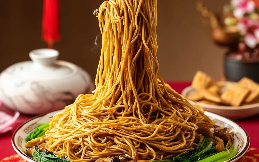 Longevity Noodles (Yi Mein): A Traditional Chinese Delight