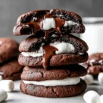 Marshmallow Hot Cocoa Surprise Cookies