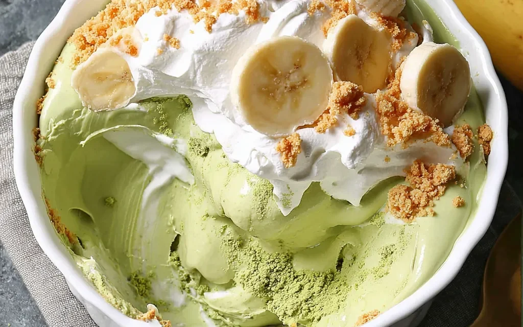 Matcha Banana Pudding – A Speedy, Creamy Delight