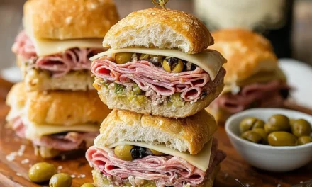 Mini Muffuletta Sandwiches: Effortless Appetizer Delight