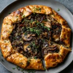 Mushroom & Leek Galette with Puff Pastry