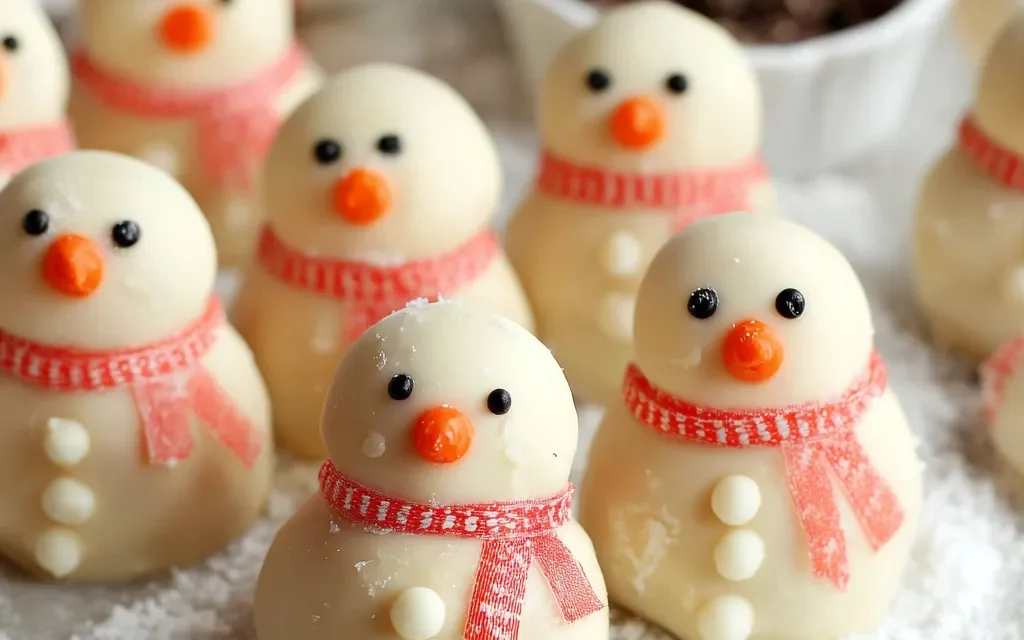 No-Bake Snowman Truffles – A Delightful Holiday Treat