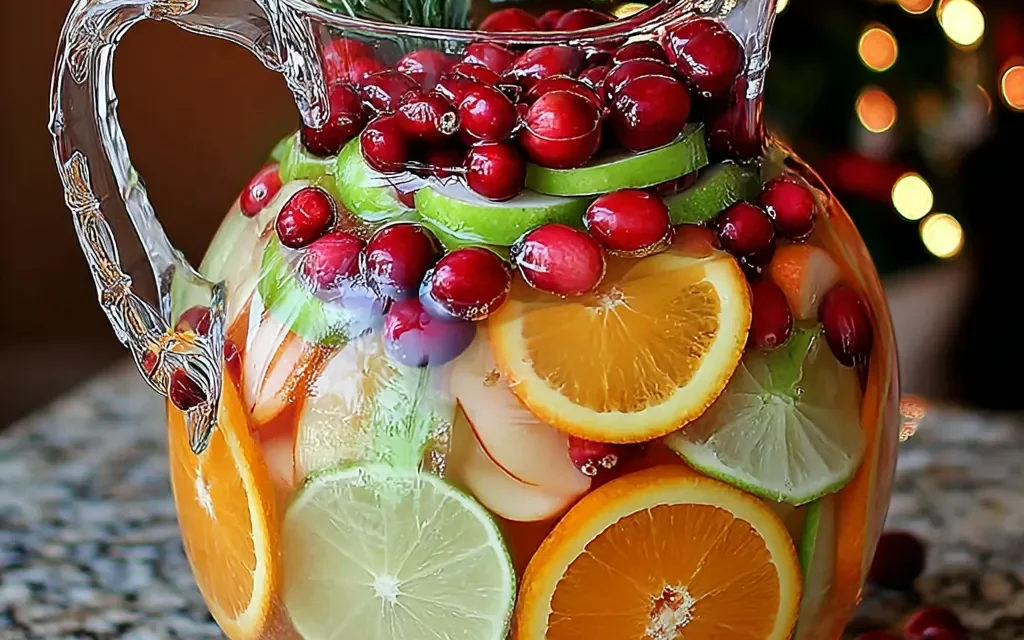 Non-Alcoholic Christmas Sangria: A Festive Mocktail Delight