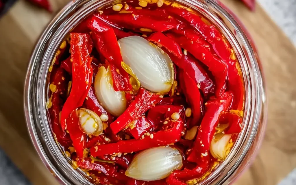 Pickled Sweet Peppers and Onions: A Quick and Easy Appetizer