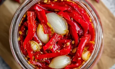 Pickled Sweet Peppers and Onions: A Quick and Easy Appetizer