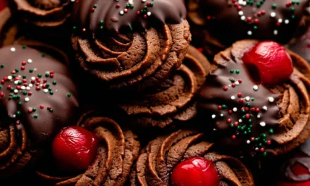 Piped Chocolate Butter Cookies – Grandma’s Mouthwatering Recipe