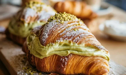 Pistachio Cream Croissants: A Delightful Bakery Treat at Home