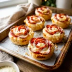 Pizza Roses (Puff Pastry)