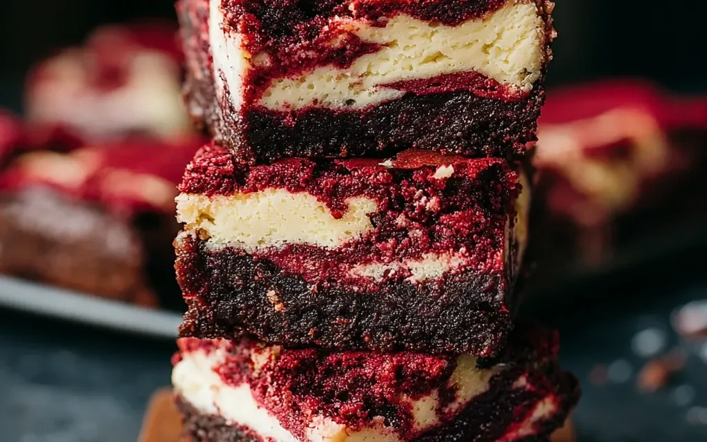 Red Velvet Cheesecake Brownies: A Heavenly Indulgence