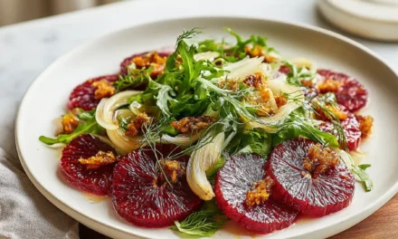 Roasted Blood Orange & Fennel Salad – A Perfect Starter Dish