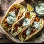 Sheet Pan Chicken Pitas with Herby Ranch