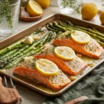 Sheet Pan Lemon Garlic Salmon