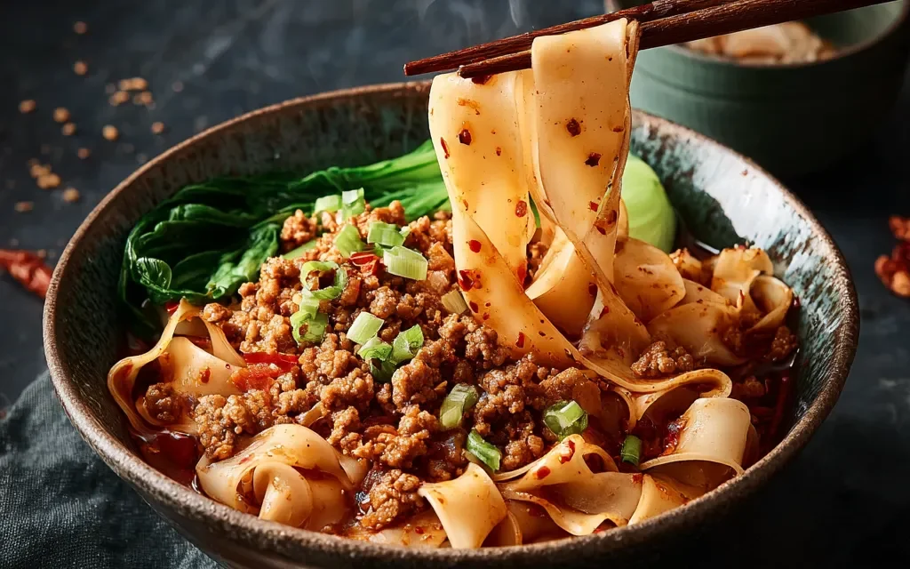 Spicy Szechuan Chili Oil Noodles: A Flavorful Family-Style Delight